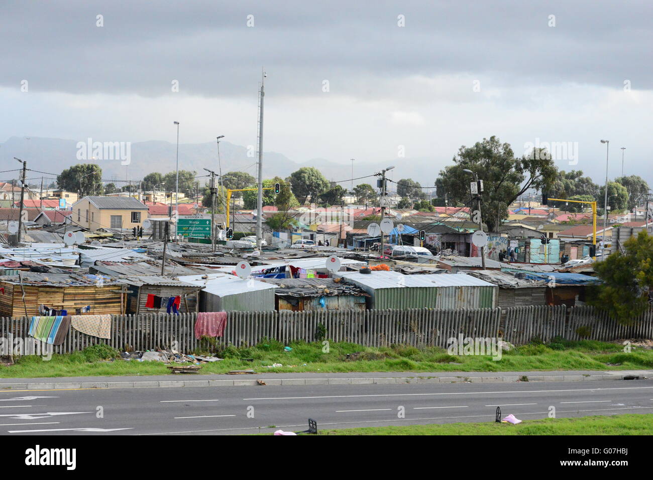 South African Township in Cape Town Stock Photo - Alamy
