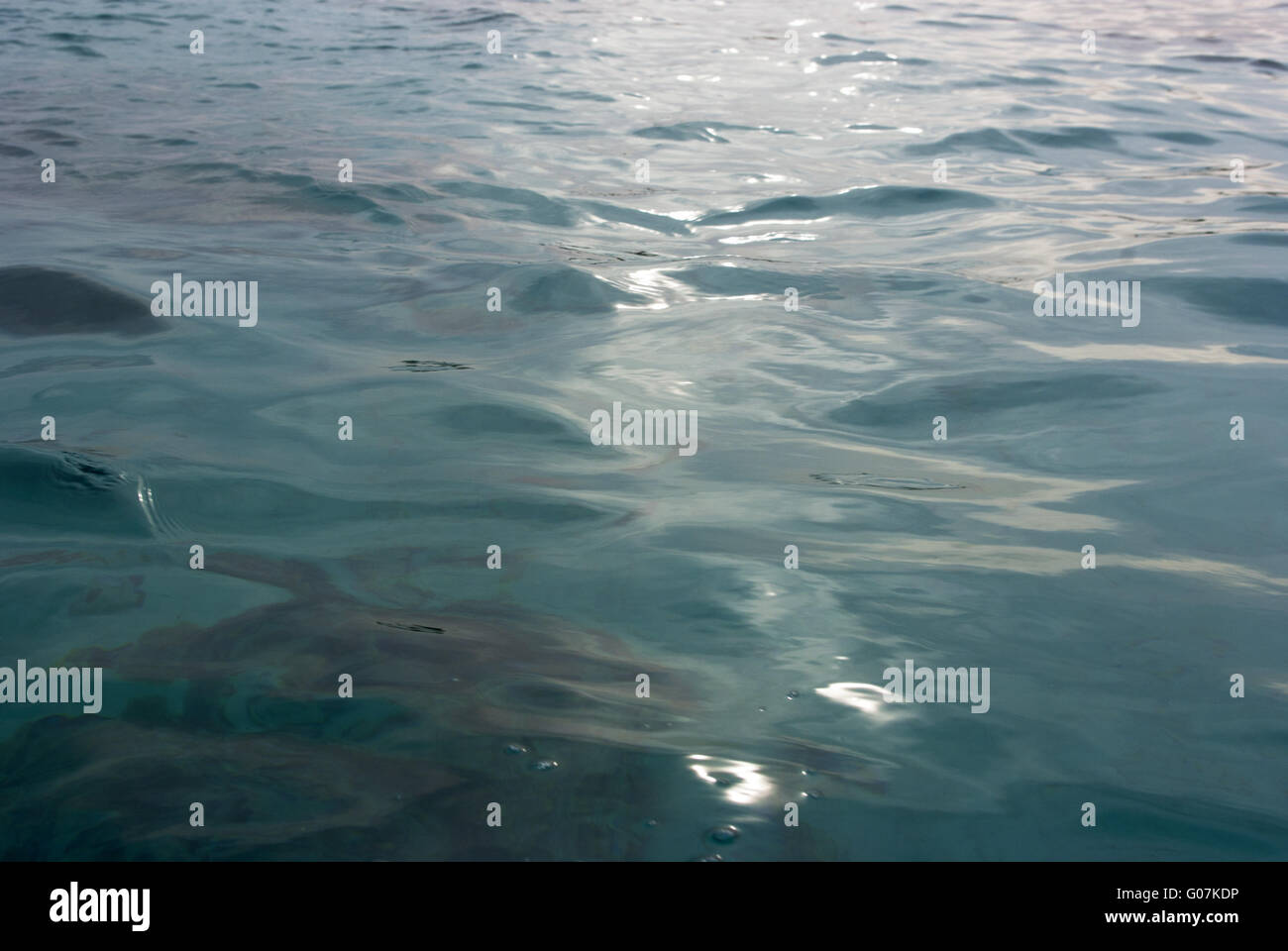 background blue tropical sea water ripples Stock Photo - Alamy