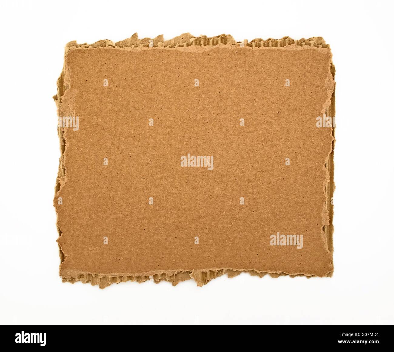 Old Cardboard Scrap Stock Photo Alamy