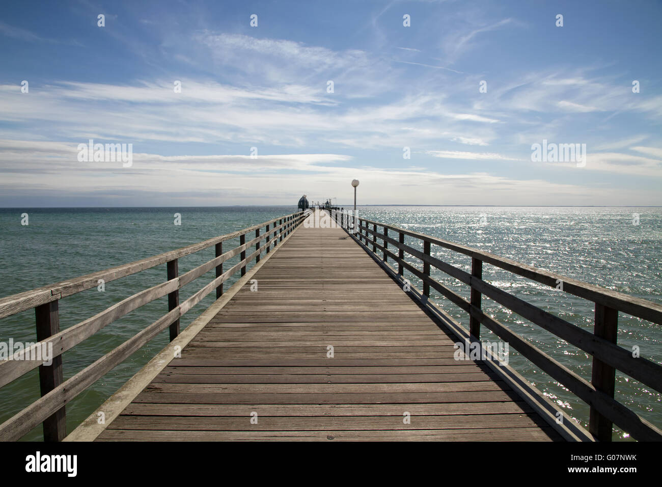 The landing stage. Germany Stock Photo