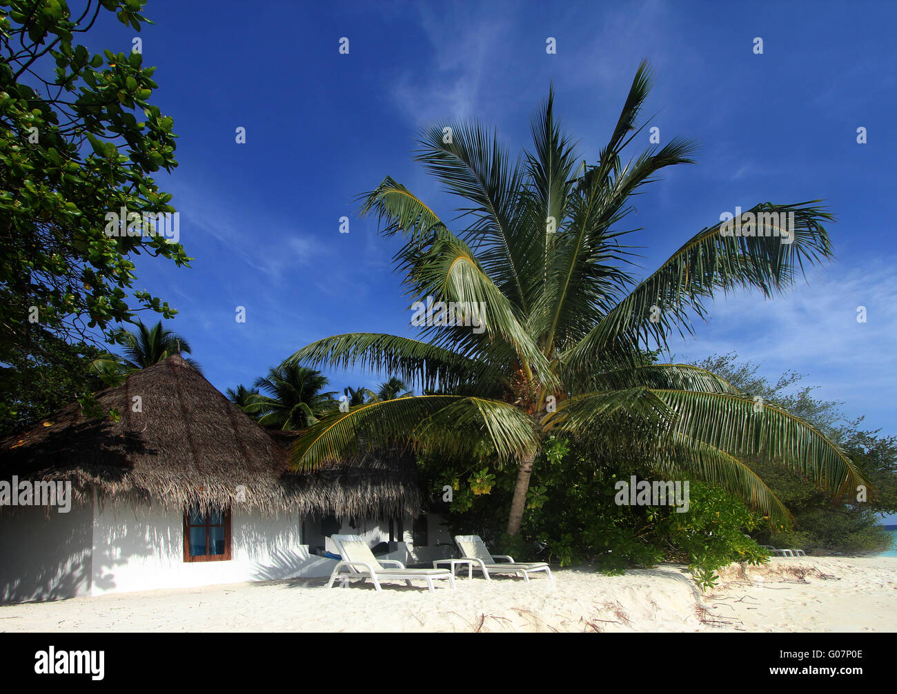 beach bungalow Stock Photo - Alamy
