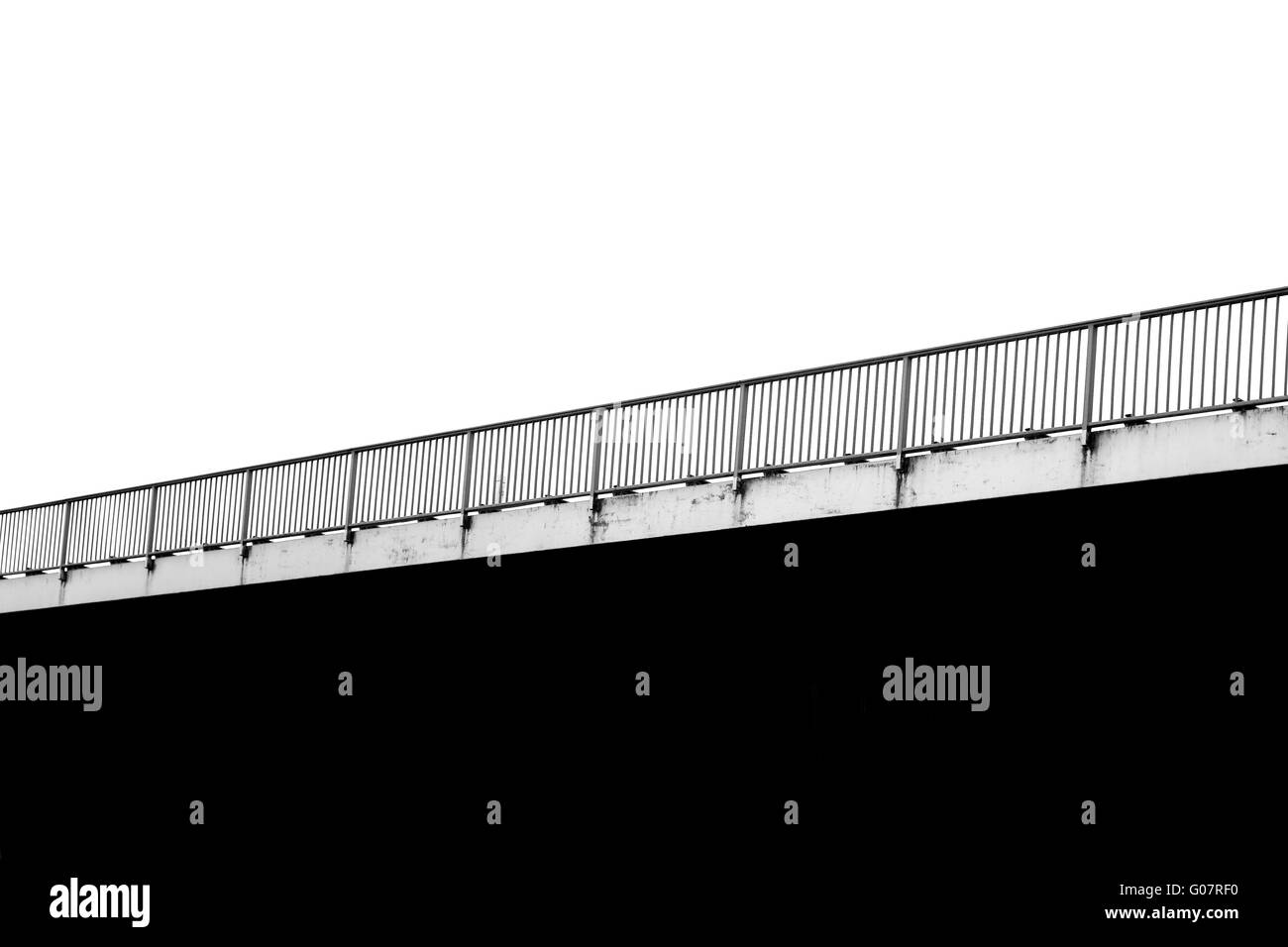 Bridge railing Stock Photo
