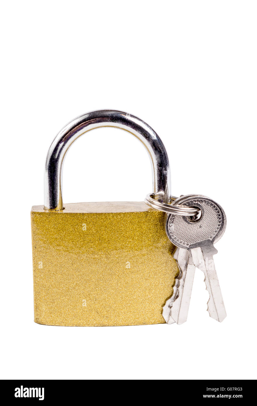 Keys on padlock hires stock photography and images Alamy