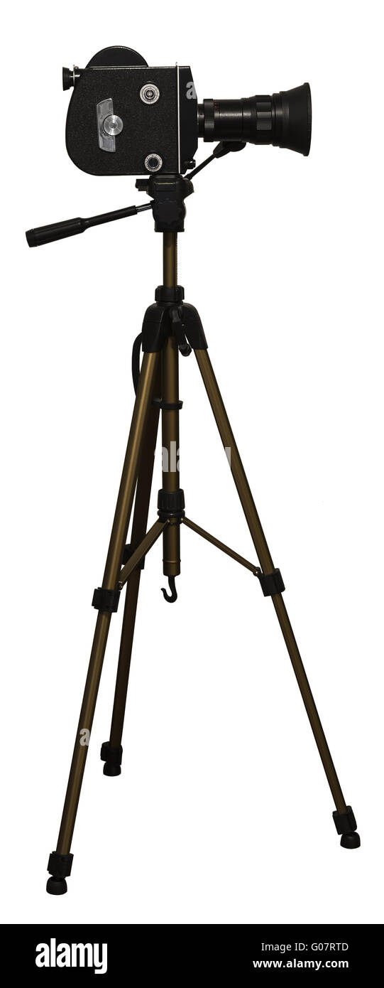 Old film camera on tripod hires stock photography and images Alamy