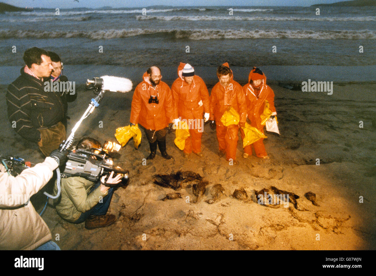 Braer Disaster Shetland 1993 Stock Photo Alamy