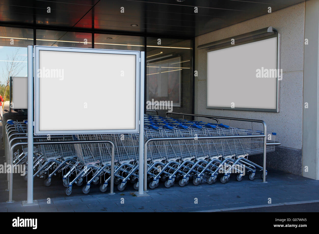 Supermarket Advertising Billboard High Resolution Stock Photography and ...