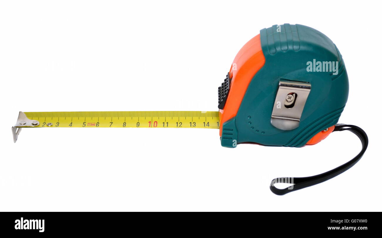 Steel measuring tape Stock Photo Alamy