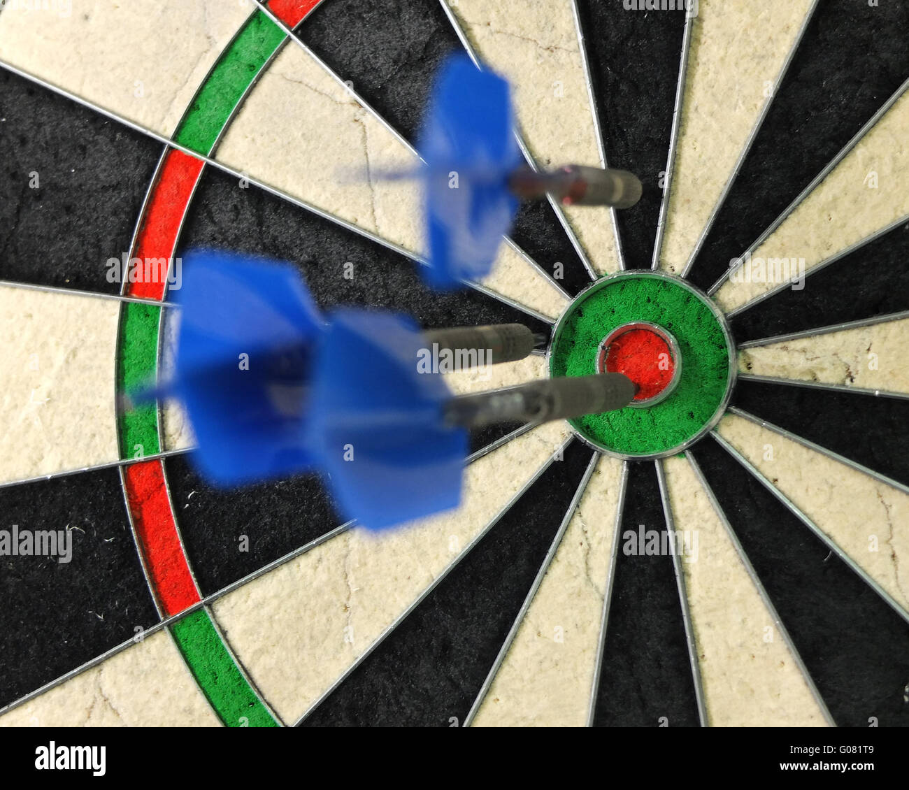 Dartboard Bullseye Stock Photo Alamy