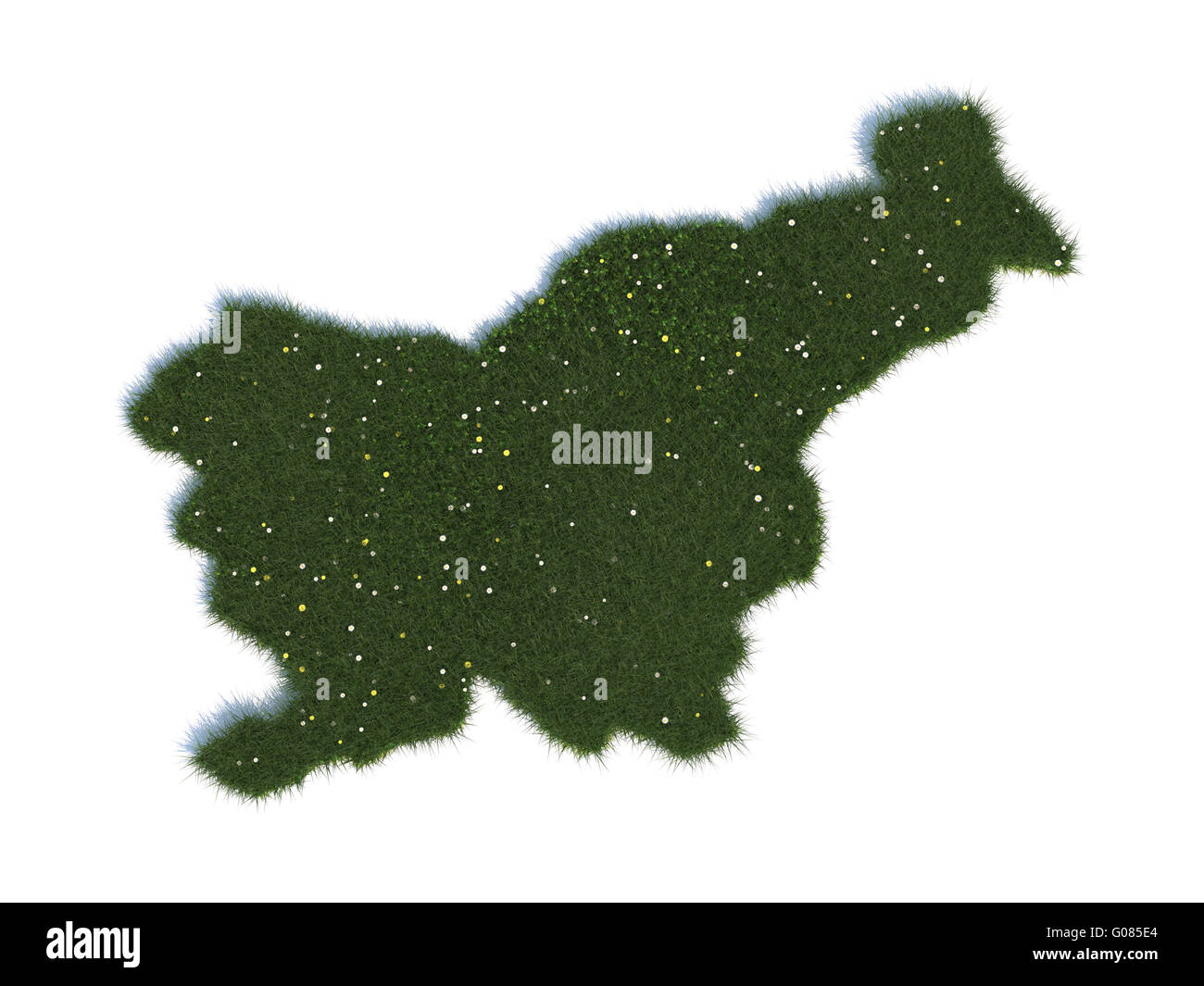 Outline slovenia map hi-res stock photography and images - Alamy