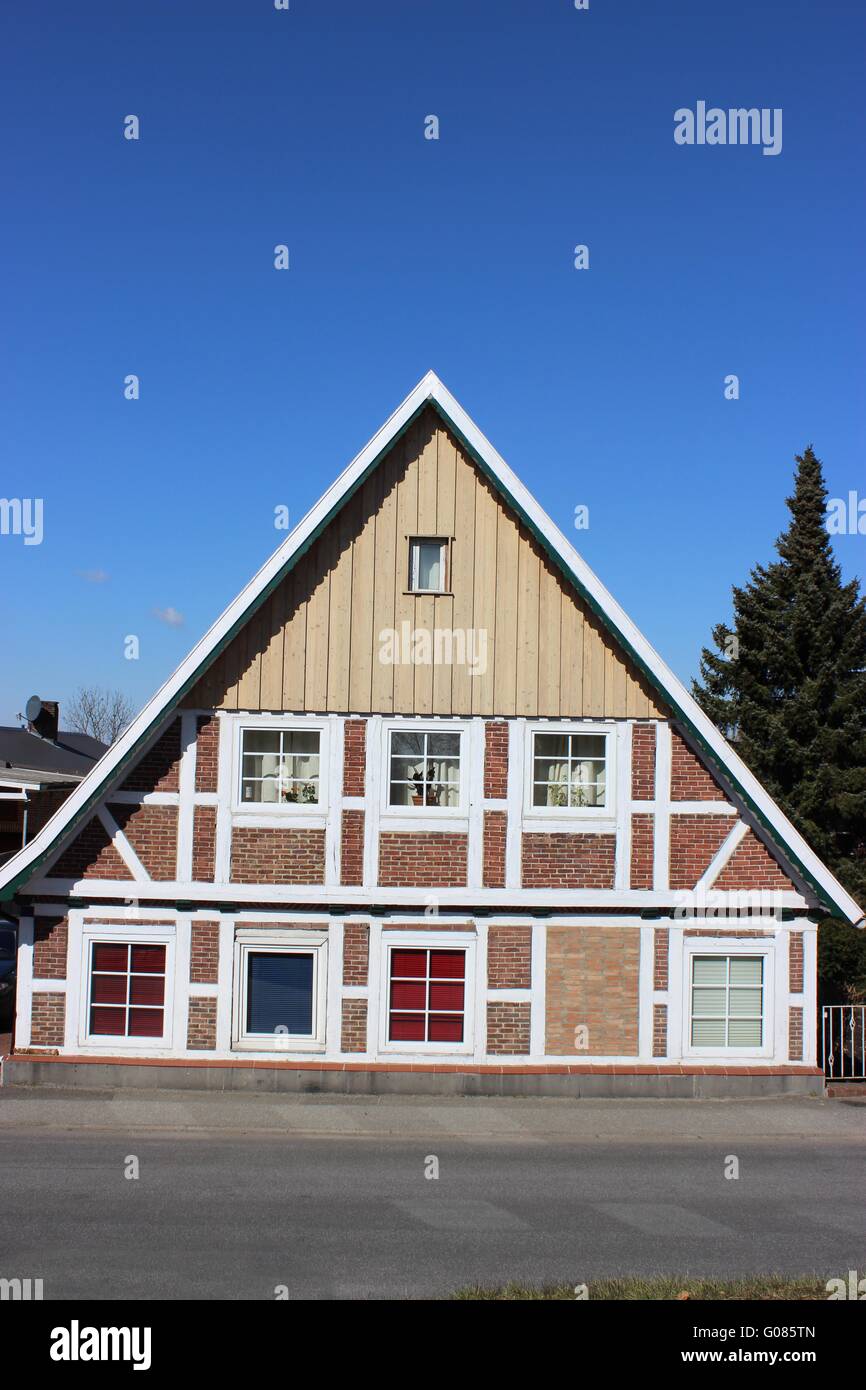 Half-timbered house Stock Photo