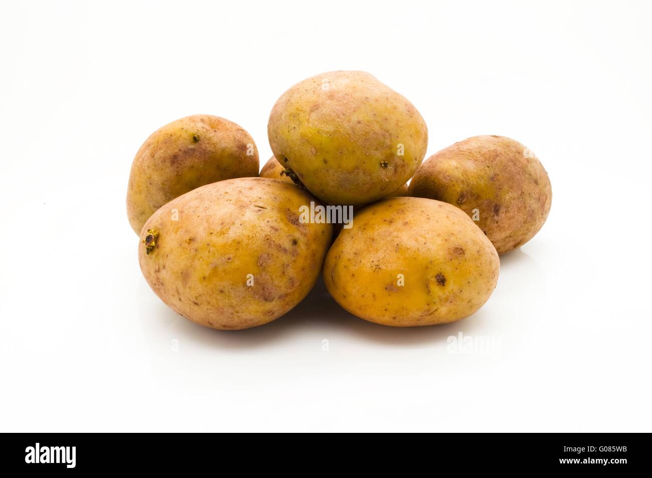 Raw potato Stock Photo