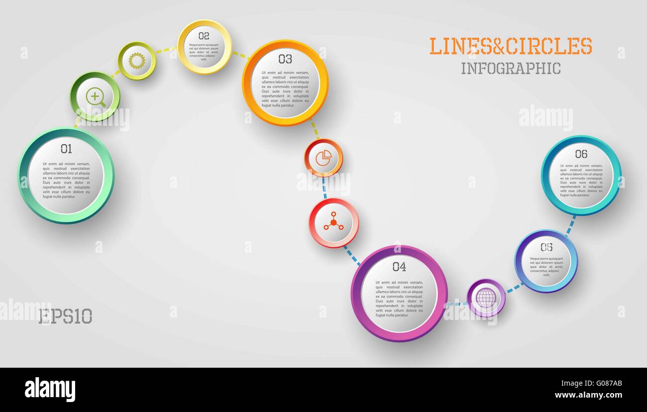 Circle infographic concept Stock Vector Image & Art - Alamy