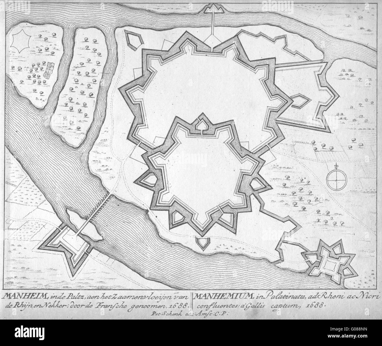 18th century map germany Black and White Stock Photos & Images - Alamy
