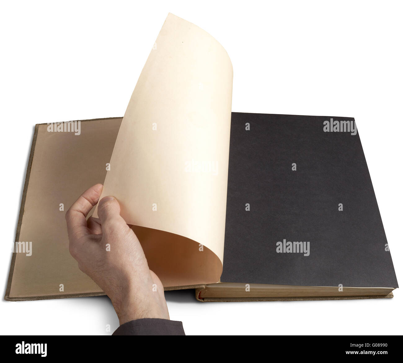 Hand flip page hires stock photography and images Alamy