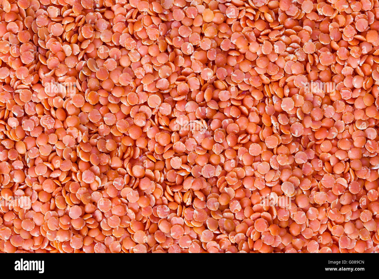 Red organic lentils textured background Stock Photo - Alamy
