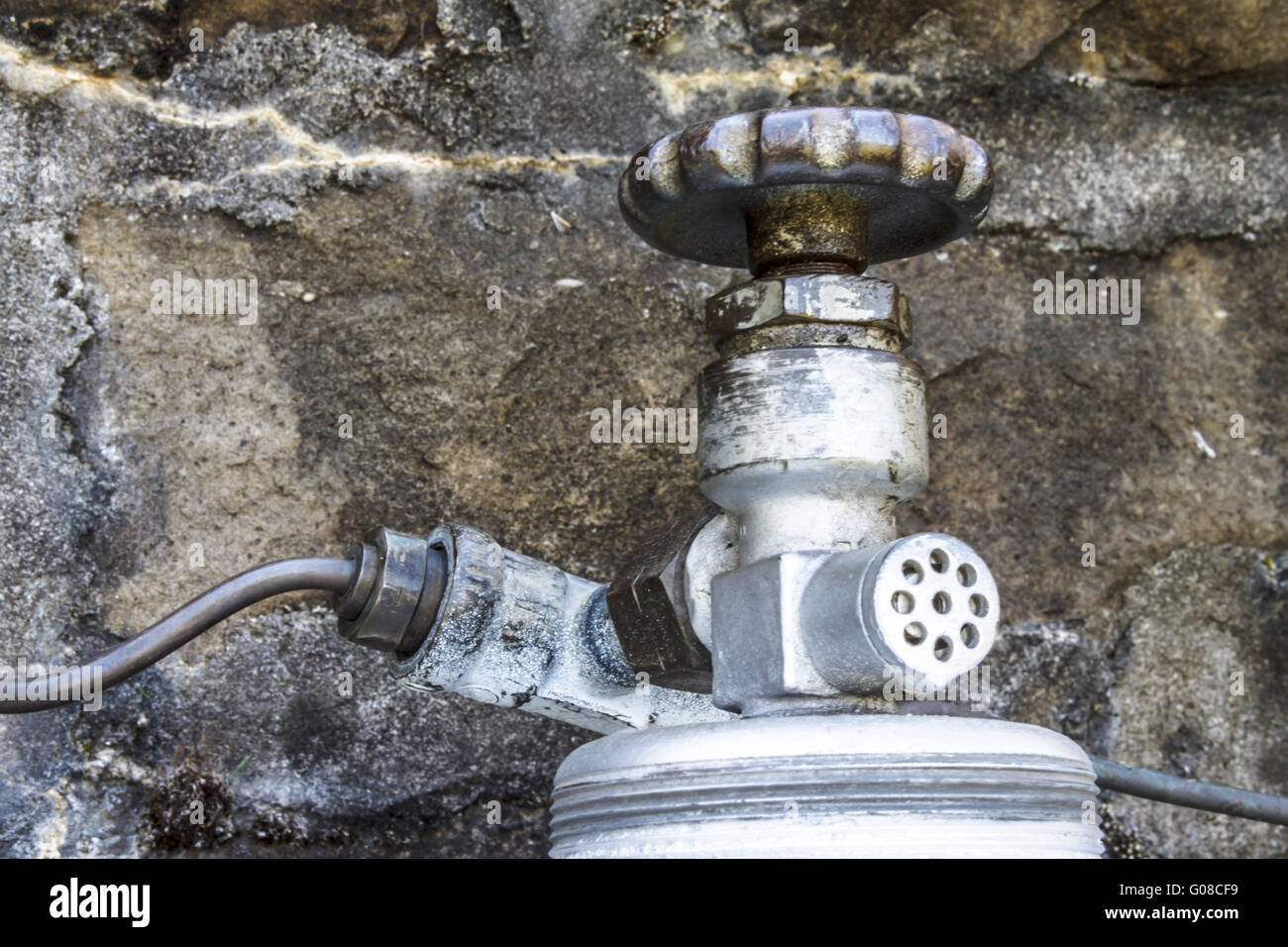Propane Tank Valve Stock Photo Alamy