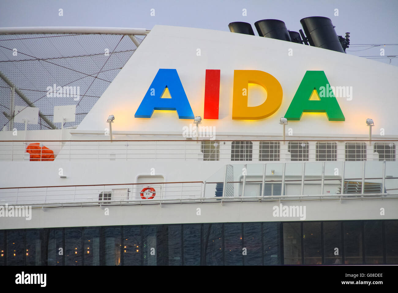 Cruise ship AIDA Luna Stock Photo