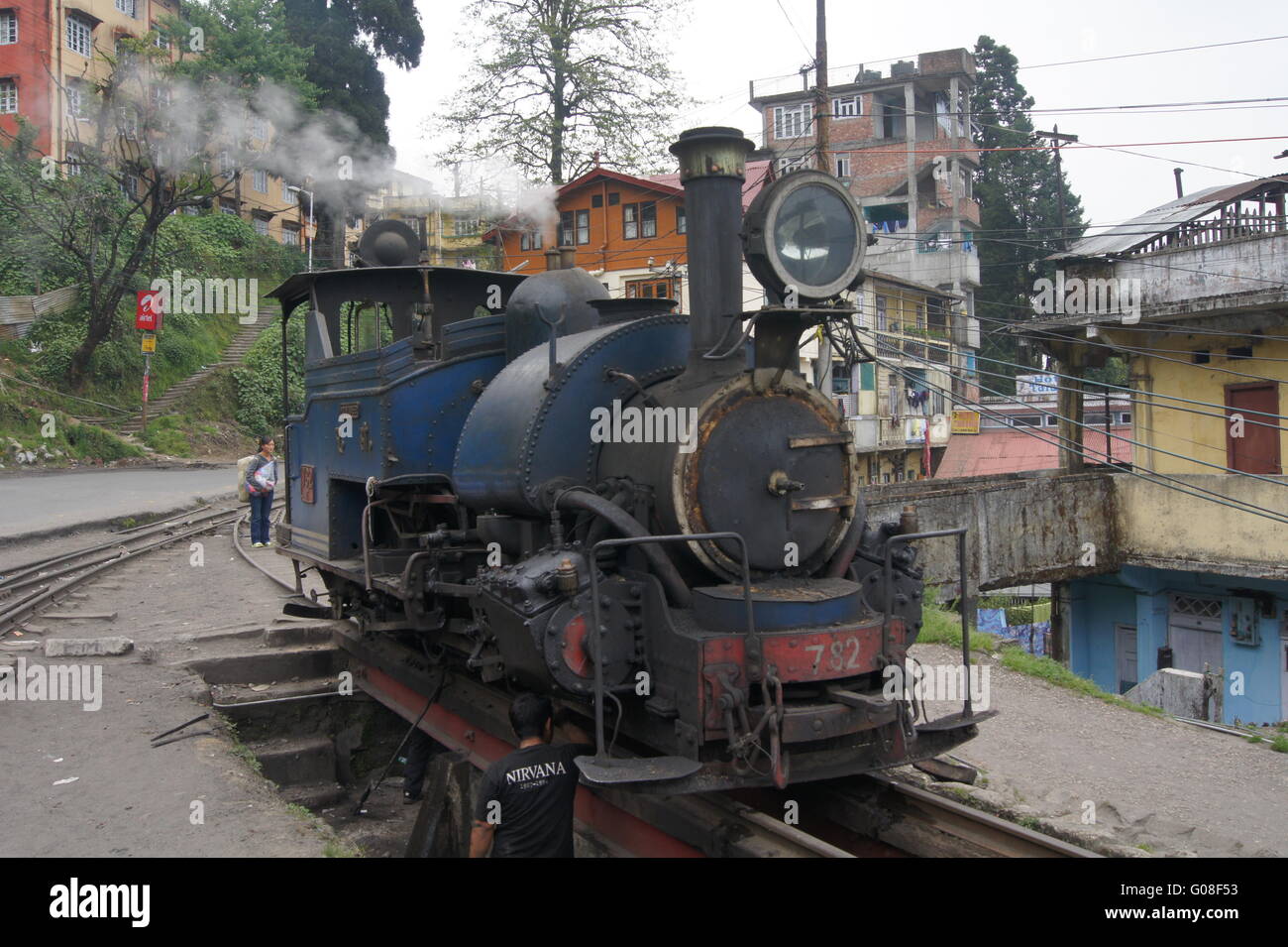 unesco world heritage darjeeling himalayan railway Stock Photo