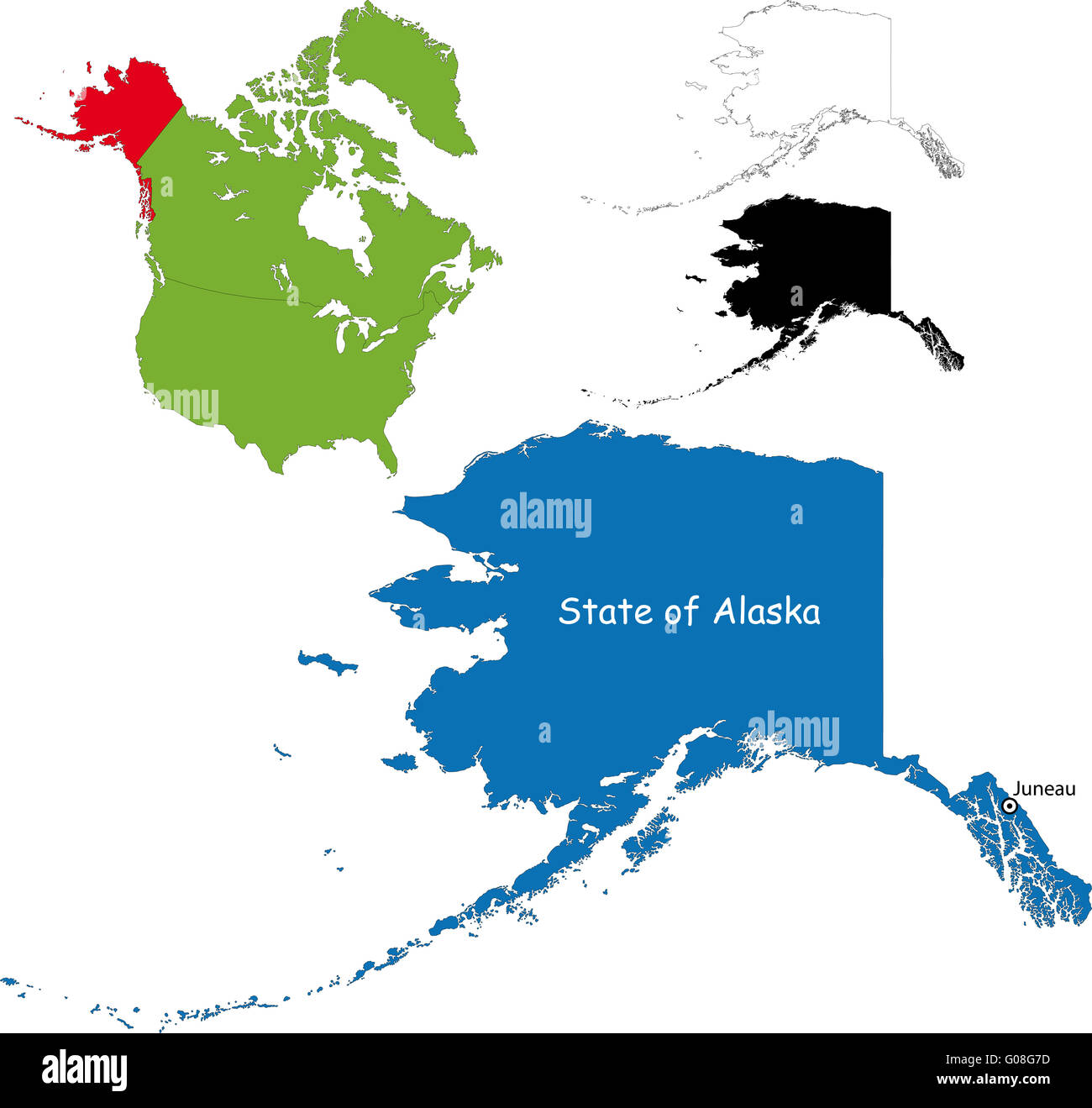 Anchorage map hi res stock photography and images alamy