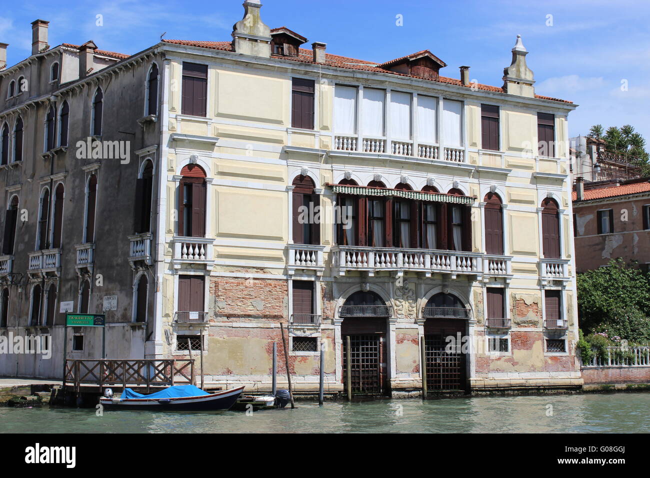 Palace on the Grand Canal Stock Photo - Alamy