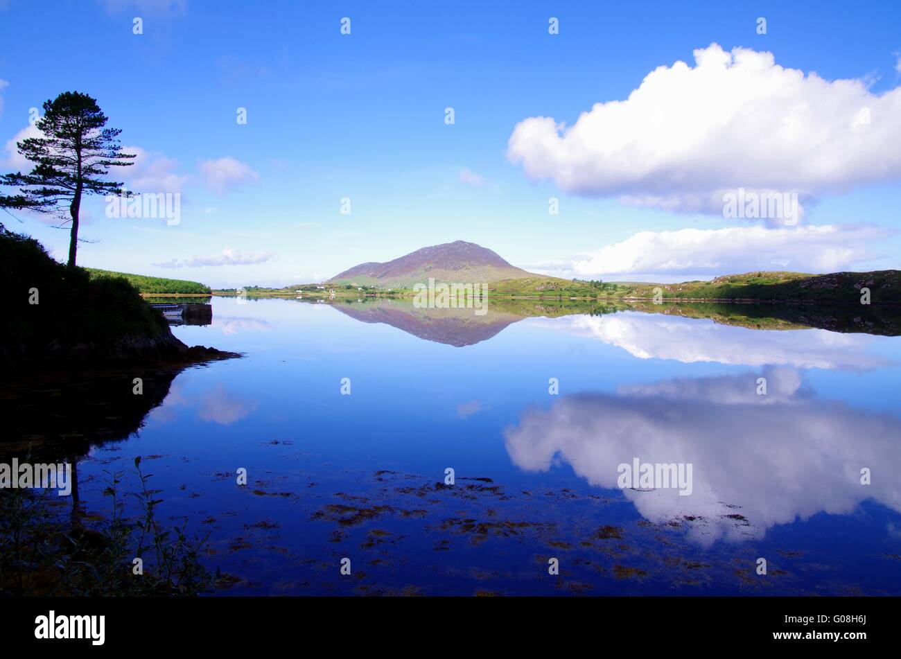 Calm morning in Connemara Stock Photo