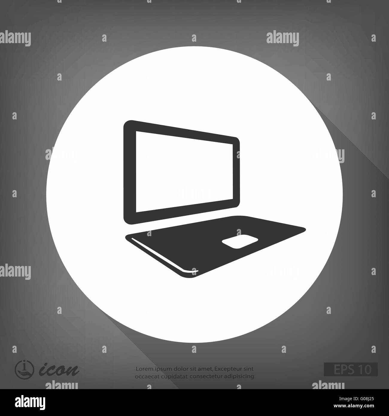 Pictograph of computer Stock Vector Image & Art - Alamy