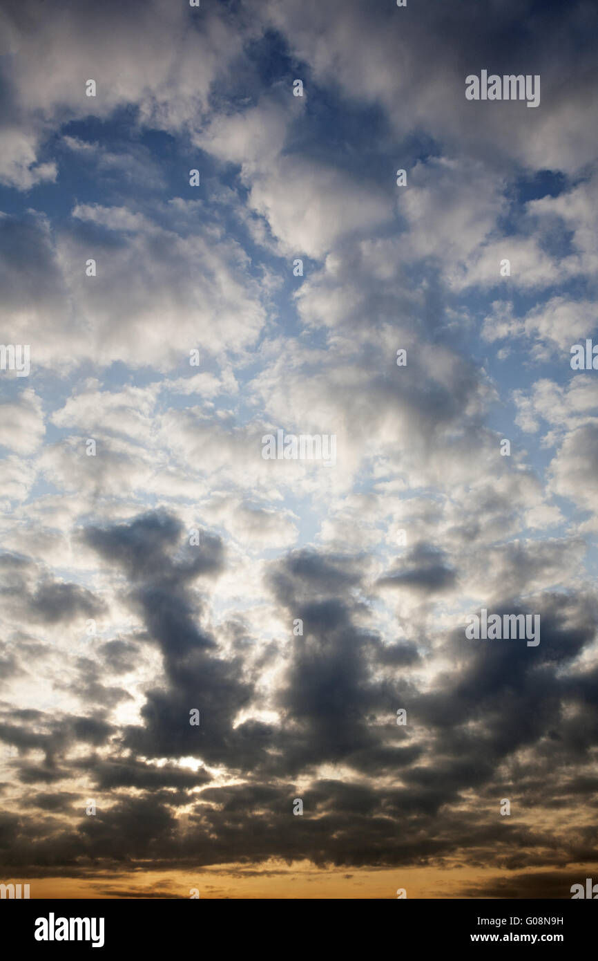 Overcast sky after rain Stock Photo Alamy