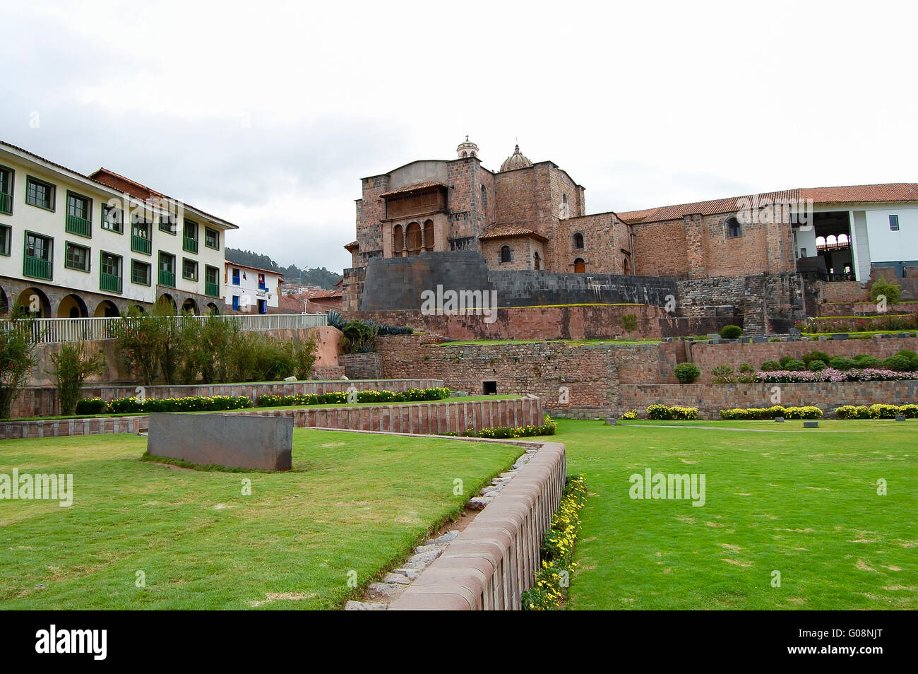 Qurikancha Temple - Cusco - Peru Stock Photo