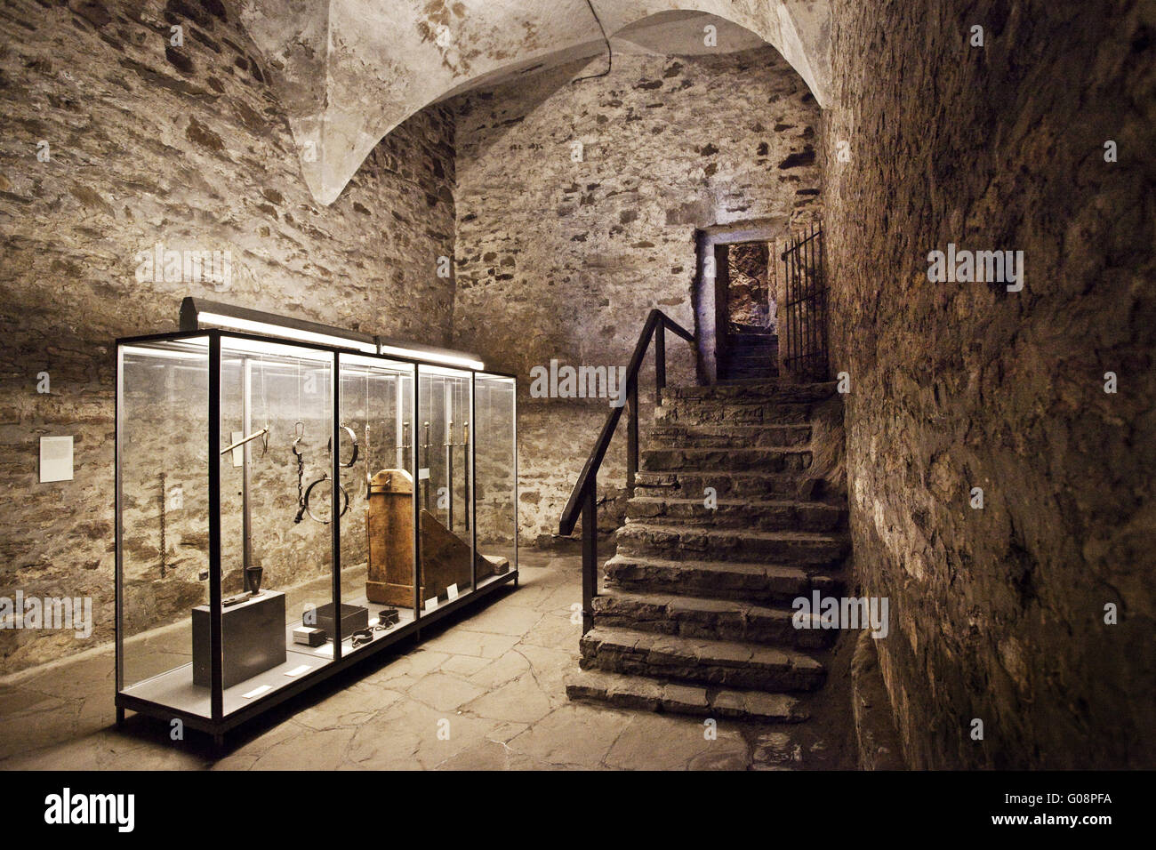 Museum of the County of Mark in Altena Castle Stock Photo