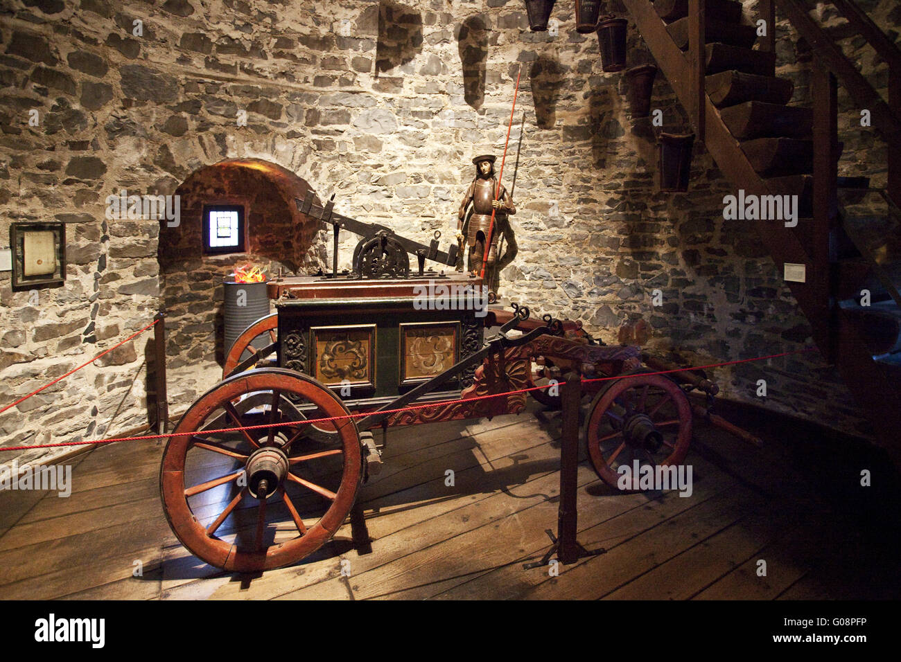 Museum of the County of Mark in Altena Castle Stock Photo