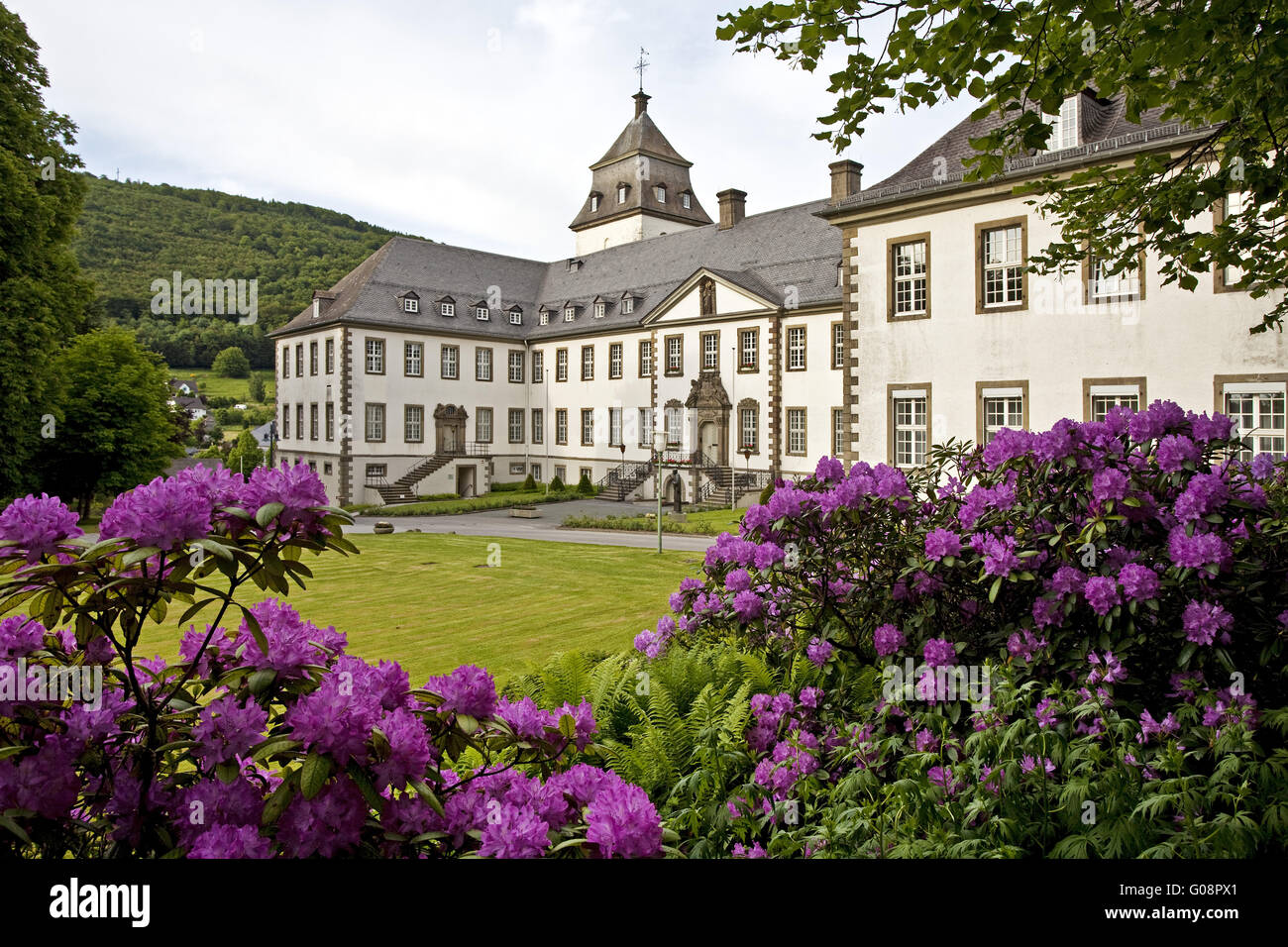 The monastery in the county, Schmallenberg,Germany Stock Photo