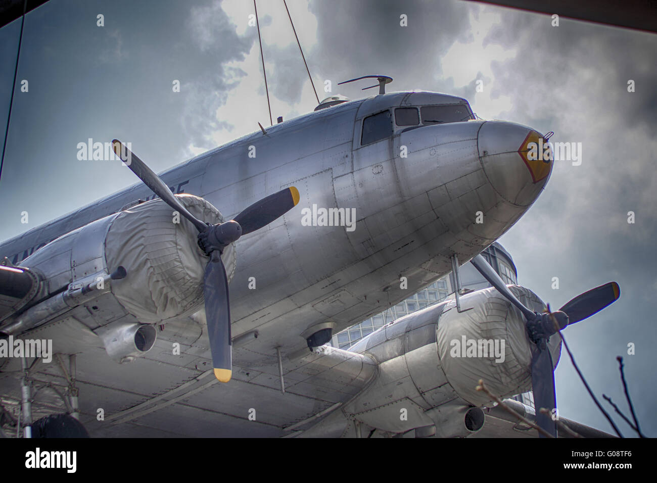 Candy bomber on the german Technicmuseum in Berlin Stock Photo Alamy