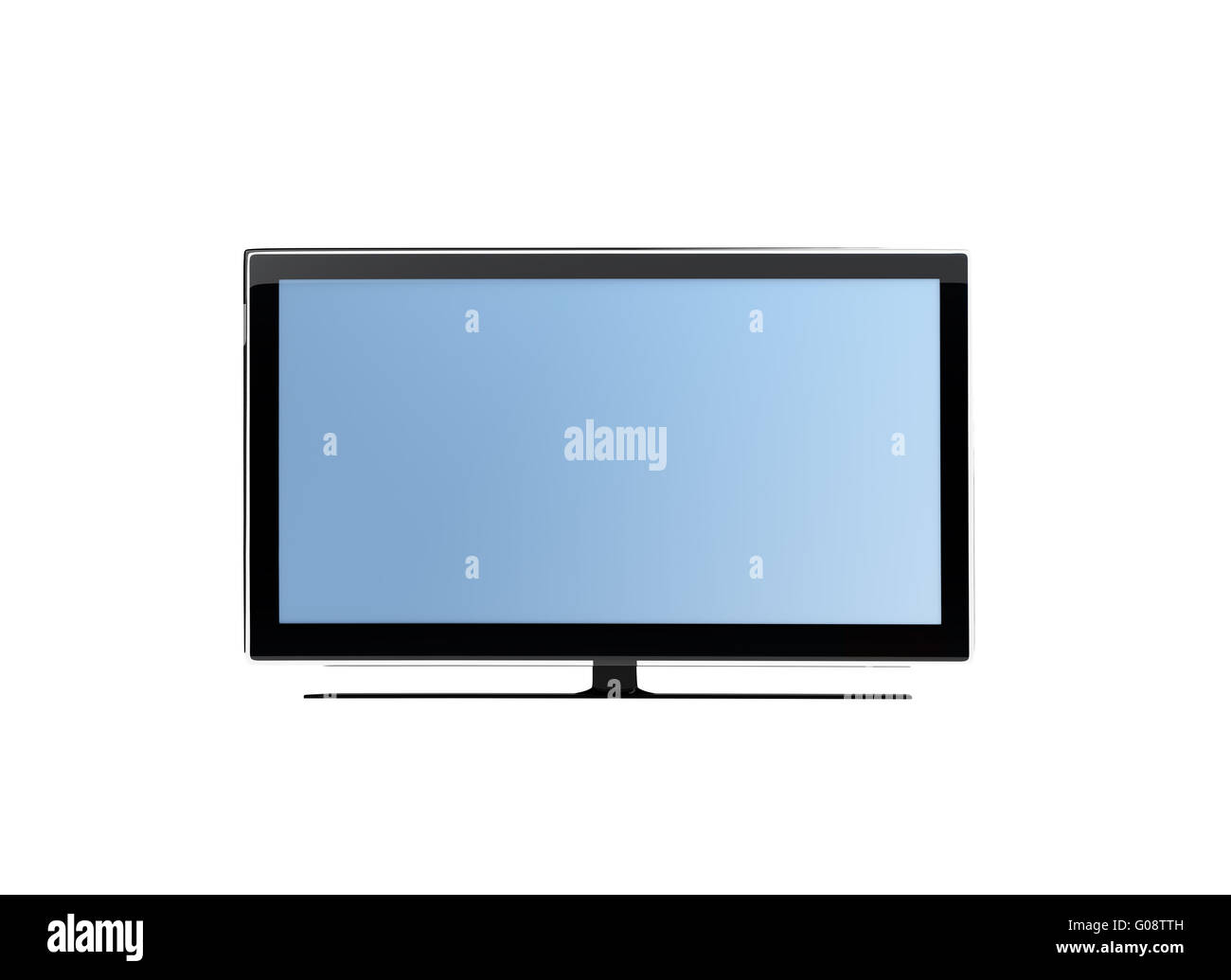 lcd tv monitor isolated on white background Stock Photo Alamy