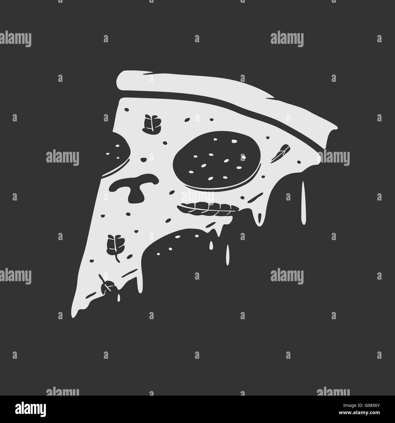 Vector Emblem Pizza Stock Vector Image & Art - Alamy