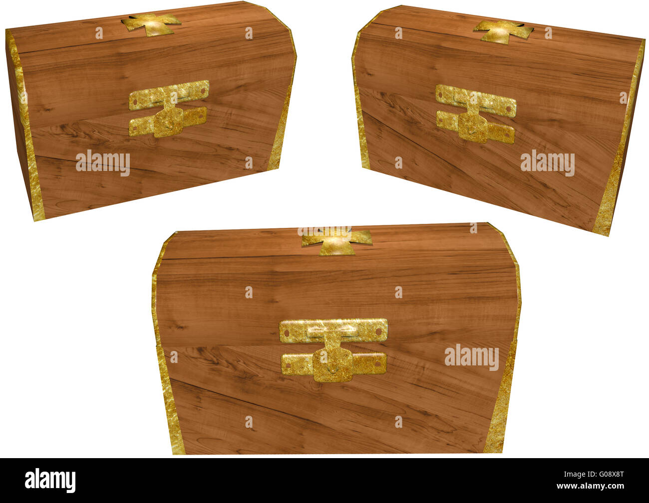 Wooden chests hi-res stock photography and images - Alamy