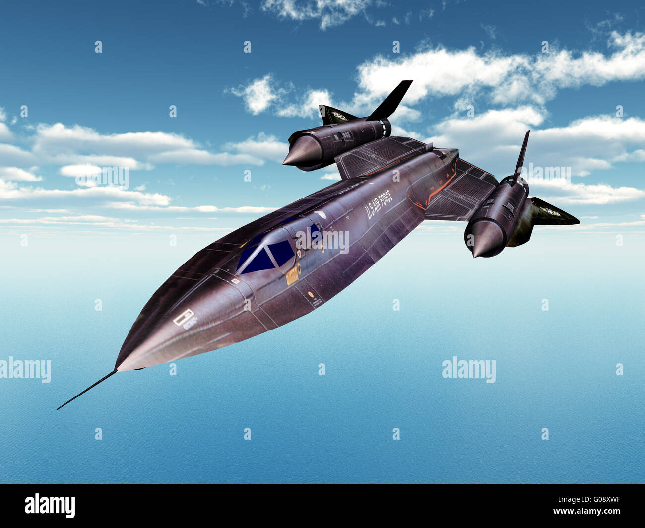 Reconnaissance Aircraft SR-71 Stock Photo - Alamy