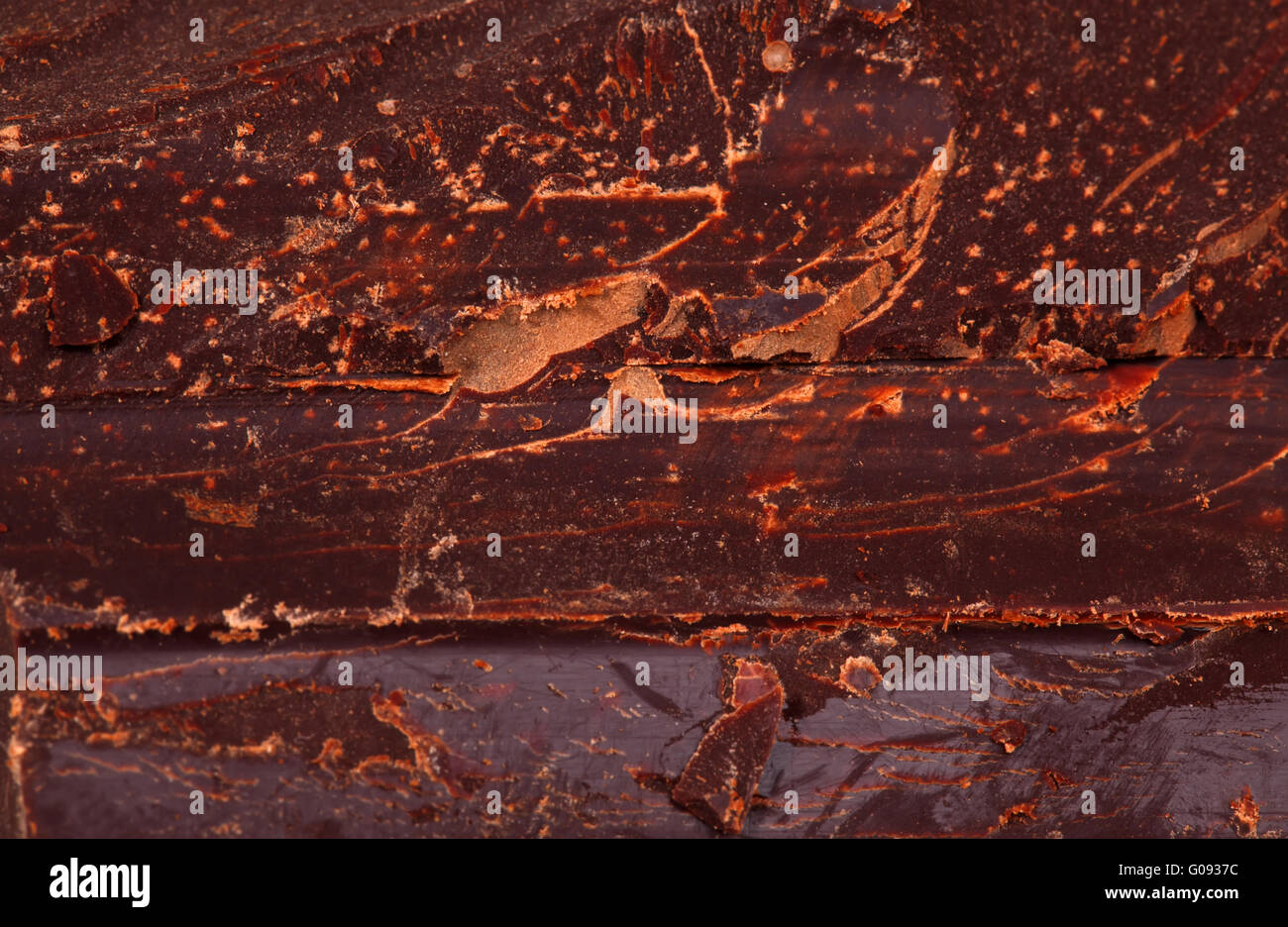 Heap of delicious black chocolate texture closeup Stock Photo