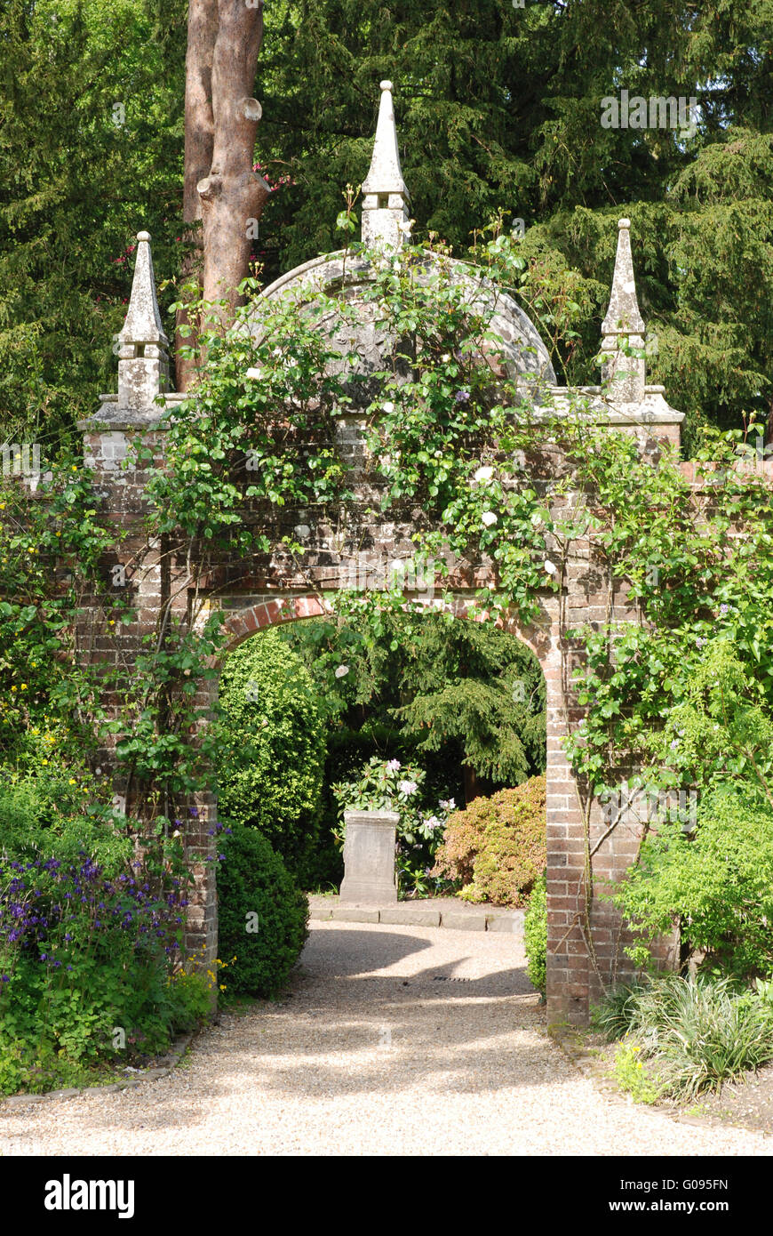 Archway at Nymans Stock Photo