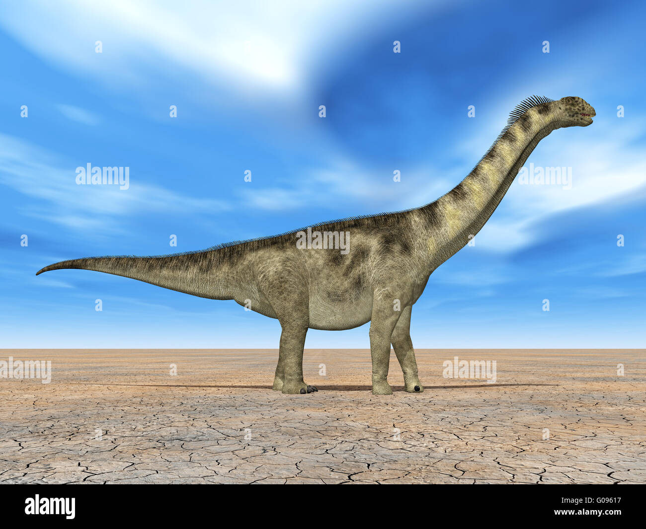 Dinosaur Camarasaurus Stock Photo