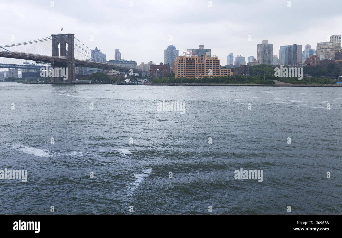 Brooklyn Bridge New York Stock Photo