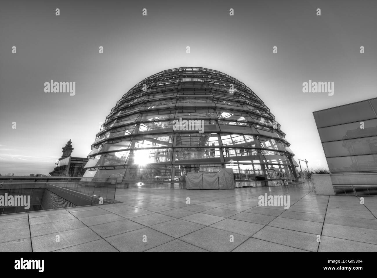 Reichstag building, glass dome Stock Photo