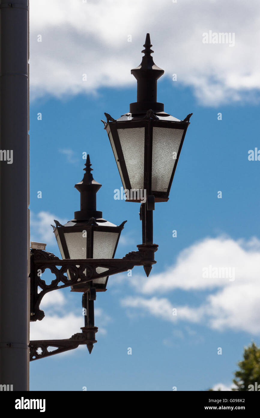 Old fashioned hanging lanterns hi-res stock photography and images - Alamy