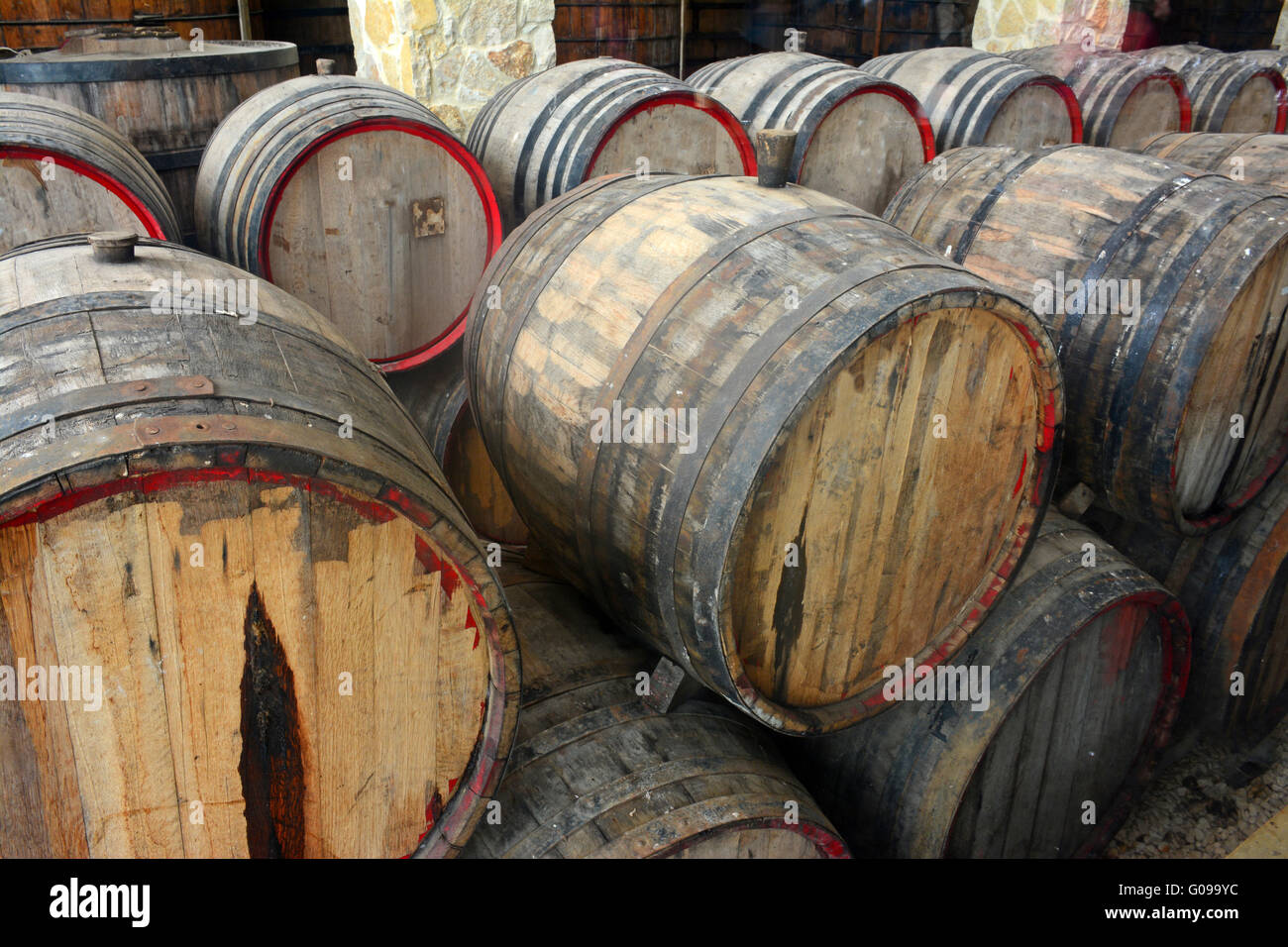 Old wine barrels Stock Photo Alamy