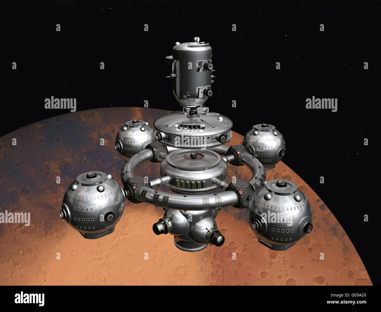 The Flight to Mars Stock Photo Alamy