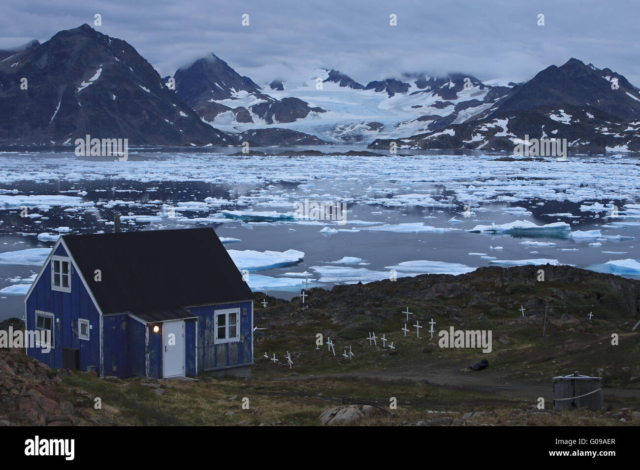 House in Greenland Stock Photo Alamy