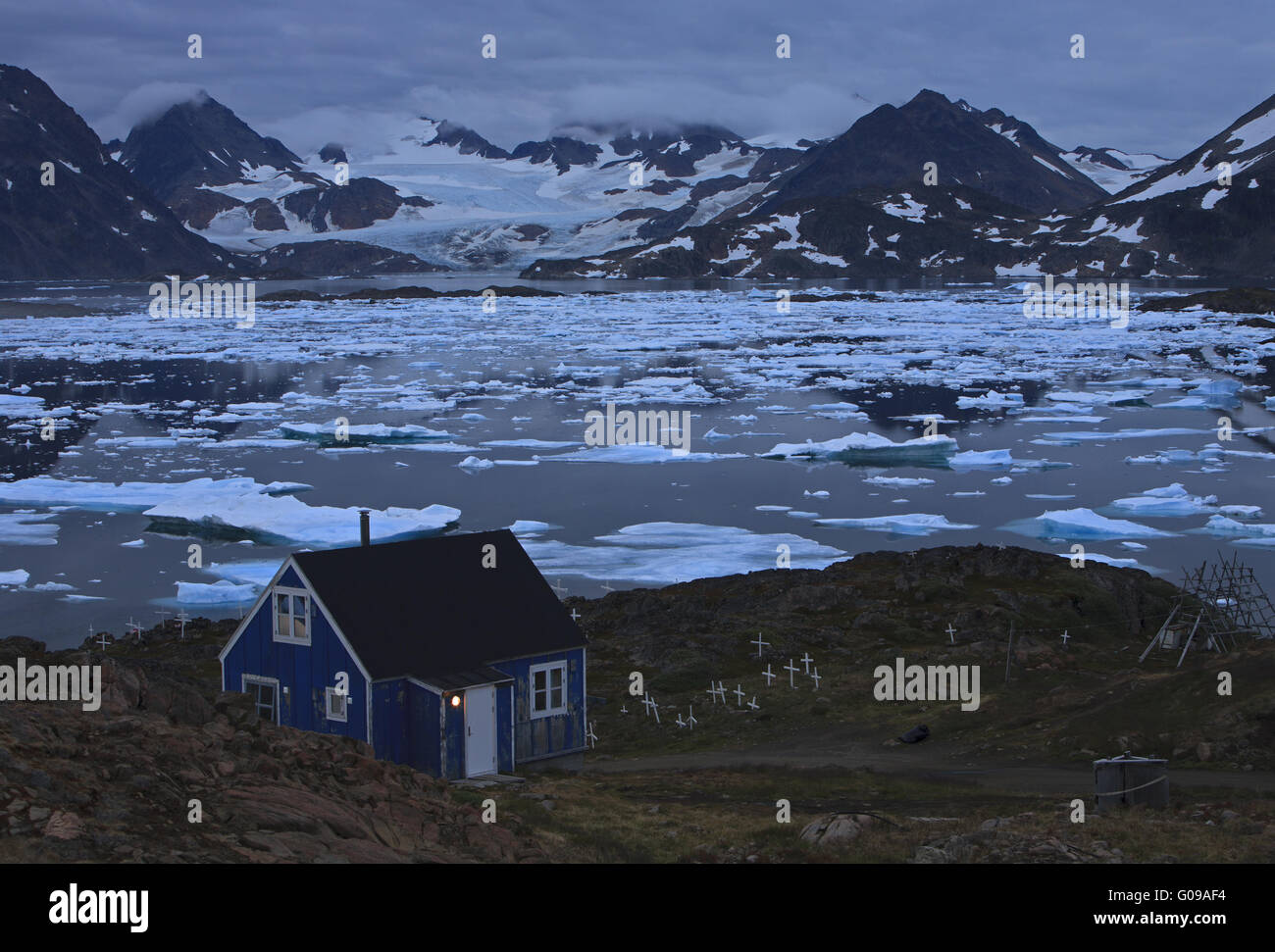 House in Greenland Stock Photo Alamy