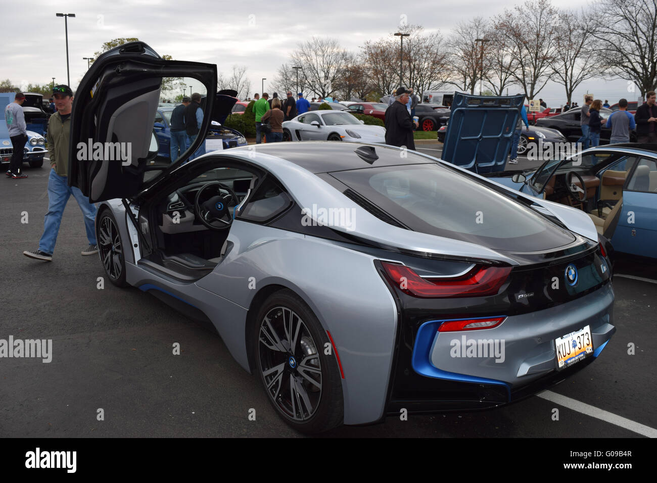 A BMW e drive car at a car show Stock Photo - Alamy