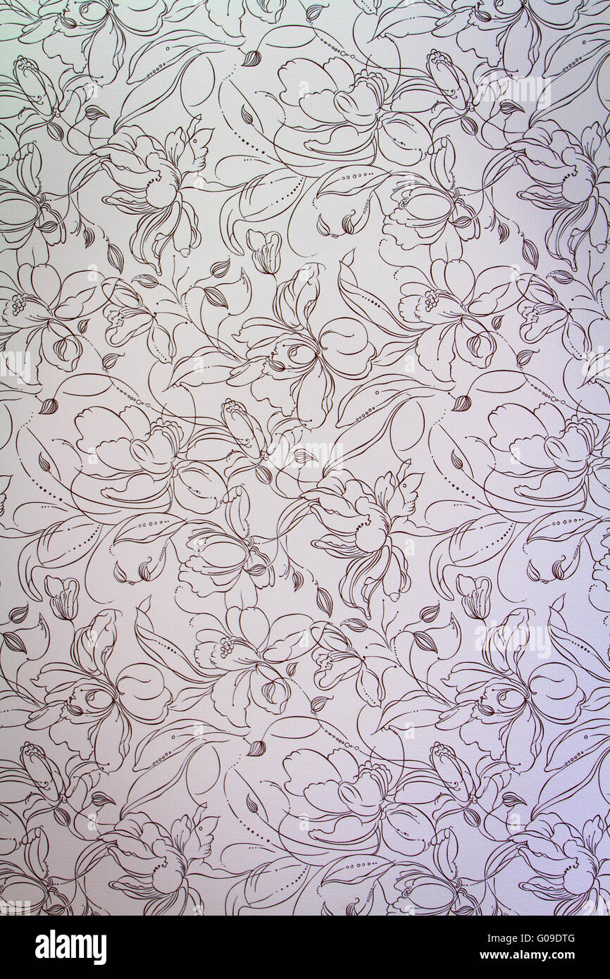 Vintage pink damask seamless floral pattern background Stock Photo - Alamy