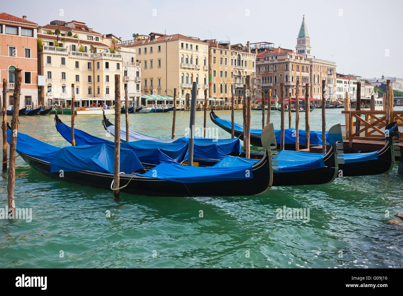 Gondolas in Venice Stock Photo - Alamy