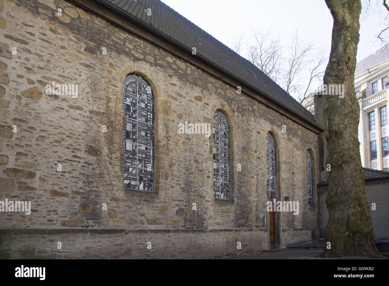 Paulus church in the inner city of Bochum, Germany Stock Photo Alamy